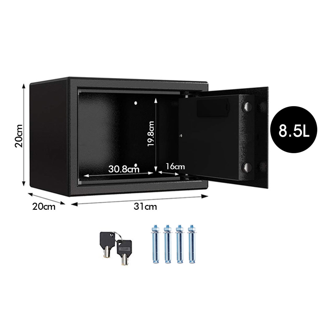 8.5L Electronic Safe Digital Security 8.5 L | Box Home Office Cash