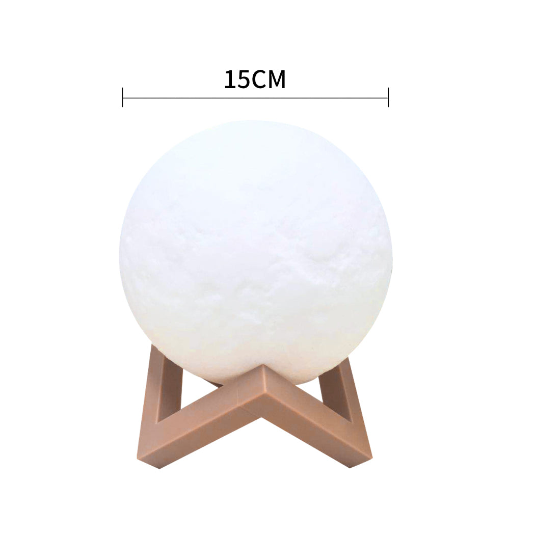 3D Magical Moon Lamp USB LED Night Light Small | Moonlight Touch Sensor Diameter