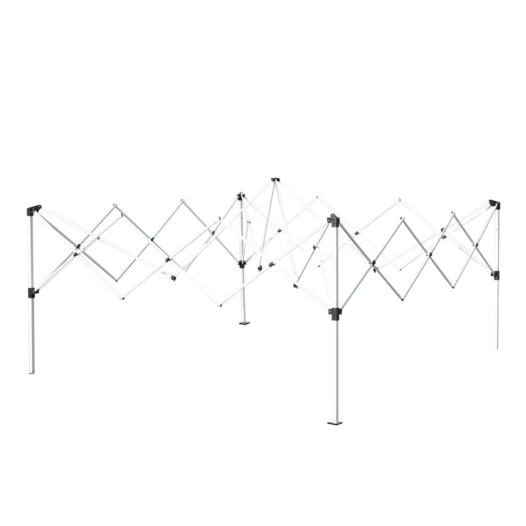Grey Pop Up Gazebo 3x3m 3x3cm