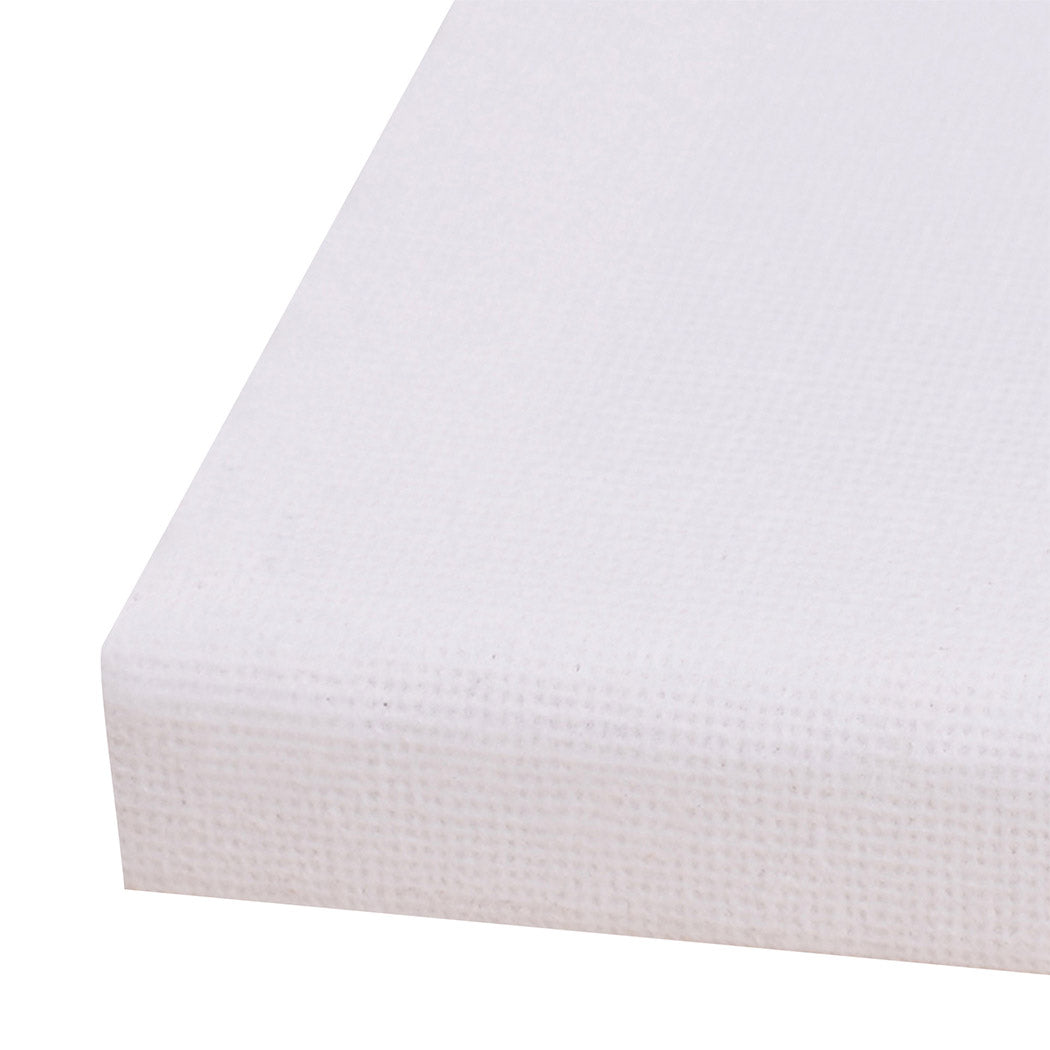 5x Artist Canvas Blank Stretched - Canvases, Art Large White Range