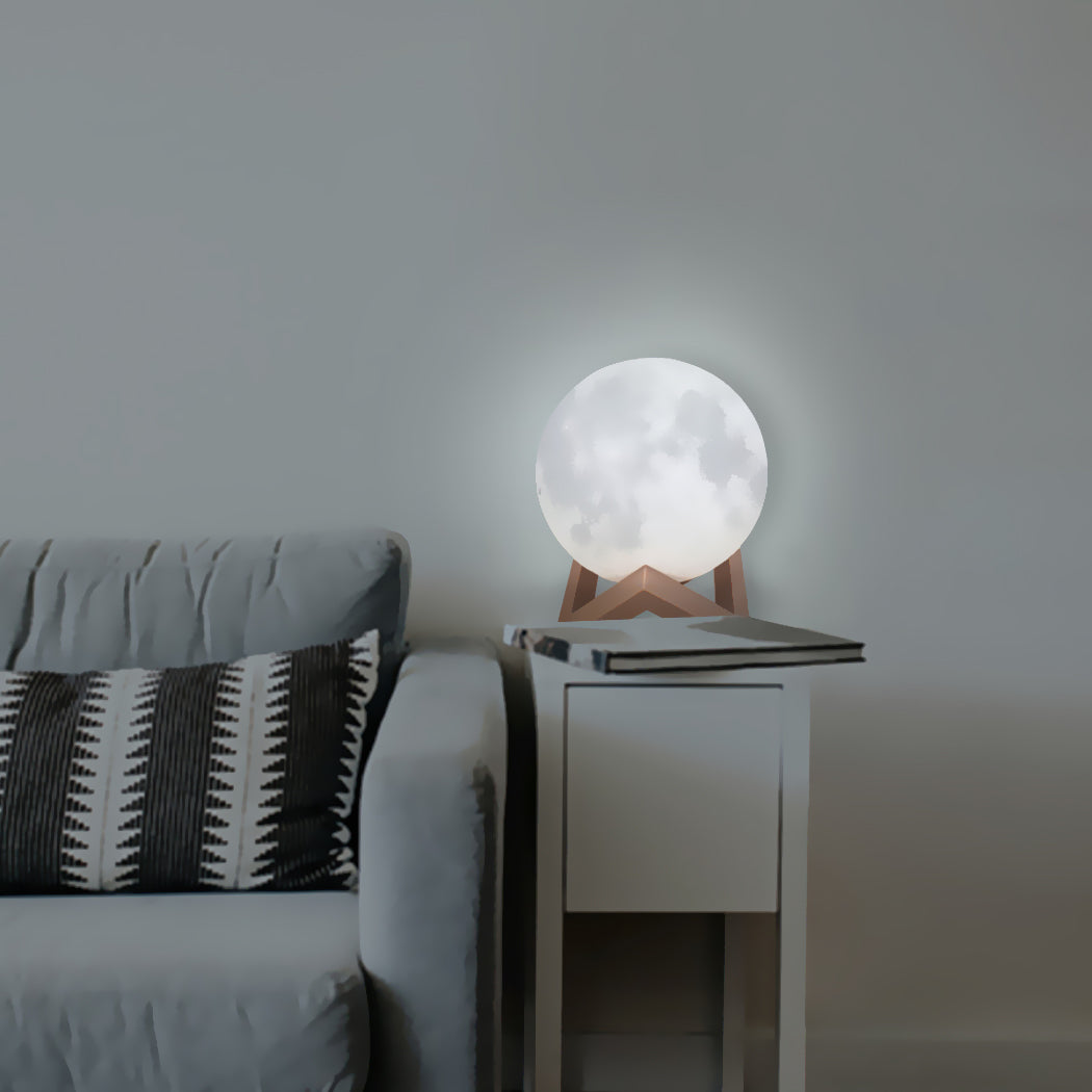 3D Magical Moon Lamp USB LED Night Light Small - Moonlight Touch Sensor Diameter