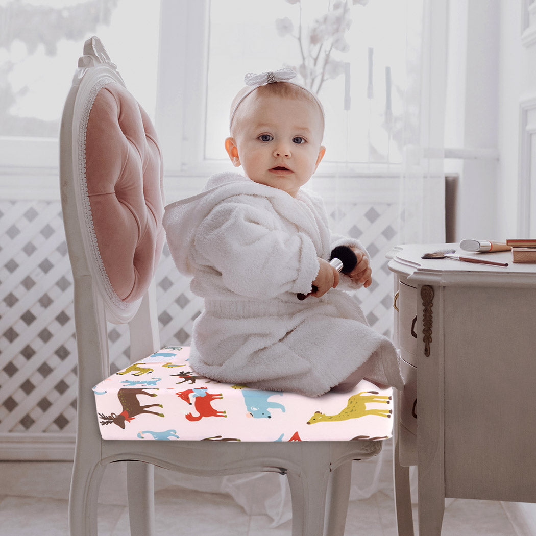 Kid Chair Cushion High Seat Pad Baby Pink - Kids Pads Dinning Infant