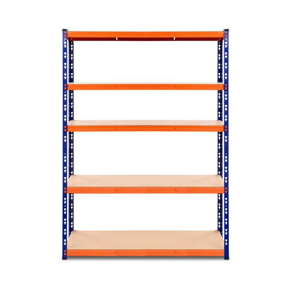 1.2M Warehouse Racking Shelving Storage Shelf Garage Shelves Rack Steel Blue and Orange