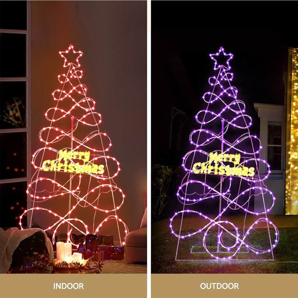1.7m RGB LED Christmas Tree - Outdoor Decoration