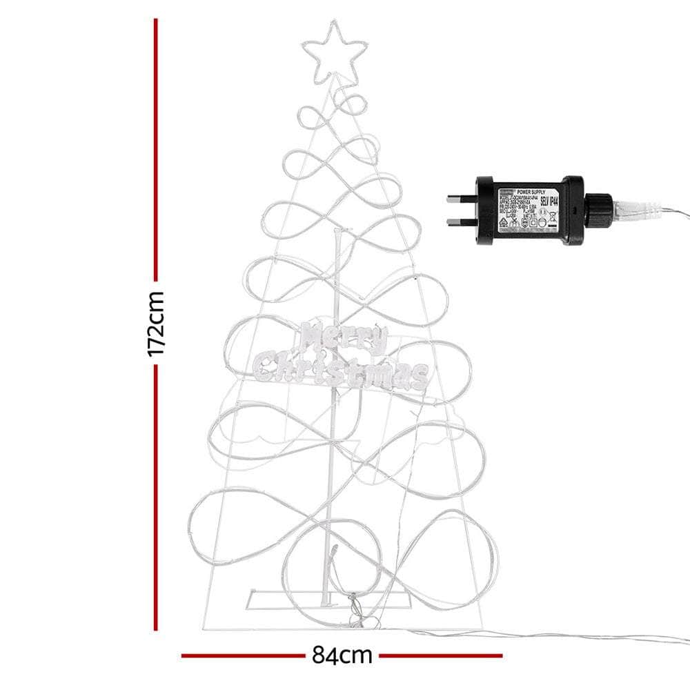 1.7m RGB LED Christmas Tree - Outdoor Decoration