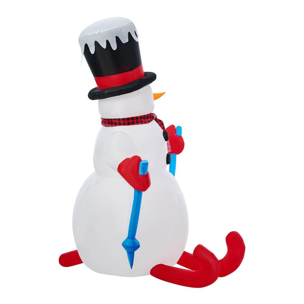 1.8M Christmas Inflatable Snowman with LED Lights Holiday Outdoor Decoration