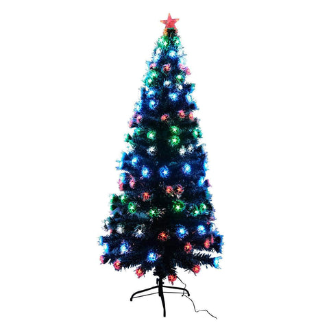 1.8m Pine Tree 210 Multi-Colour LED Lights With 8 Functions