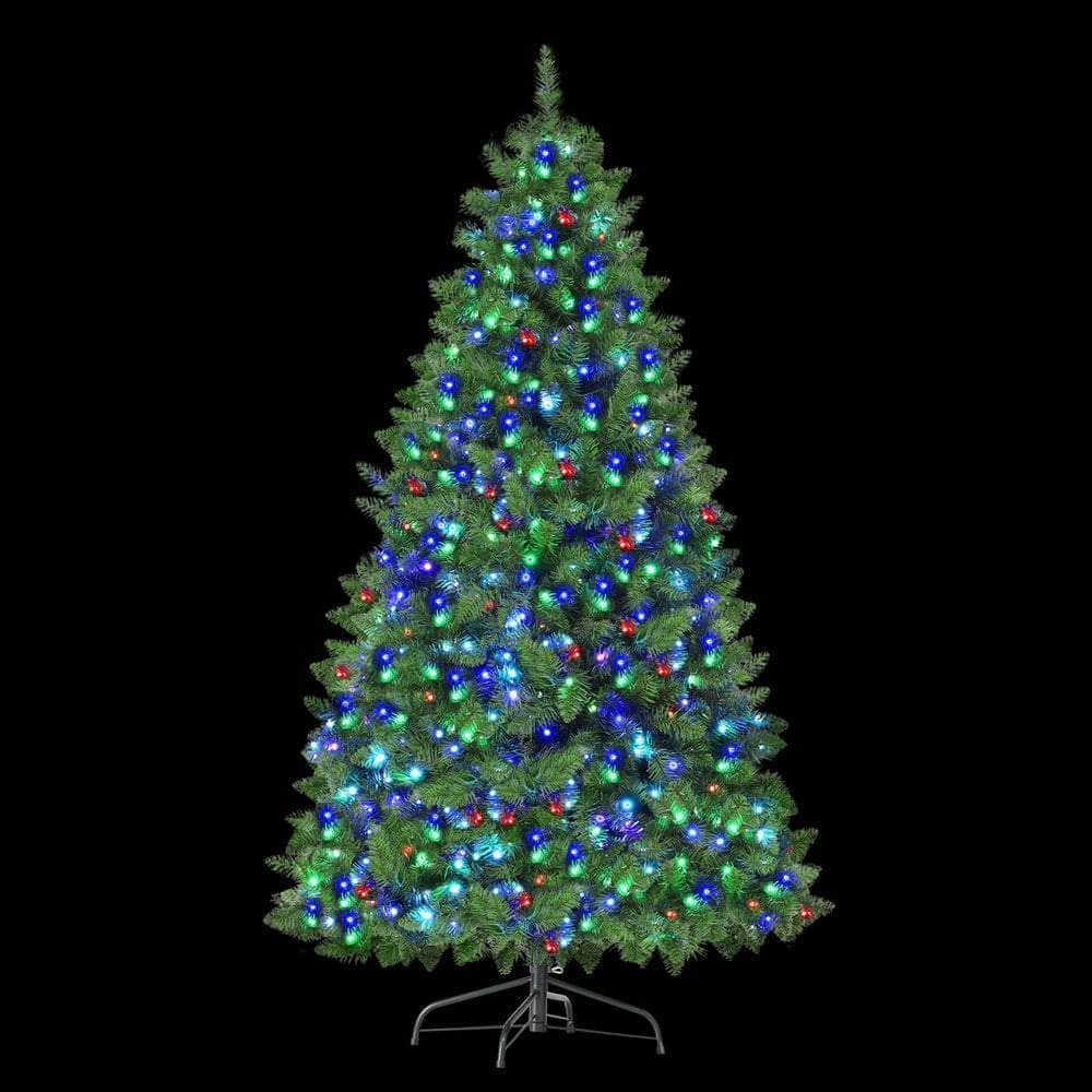 1.8m RGB Remote LED Christmas Tree - 890 Tips