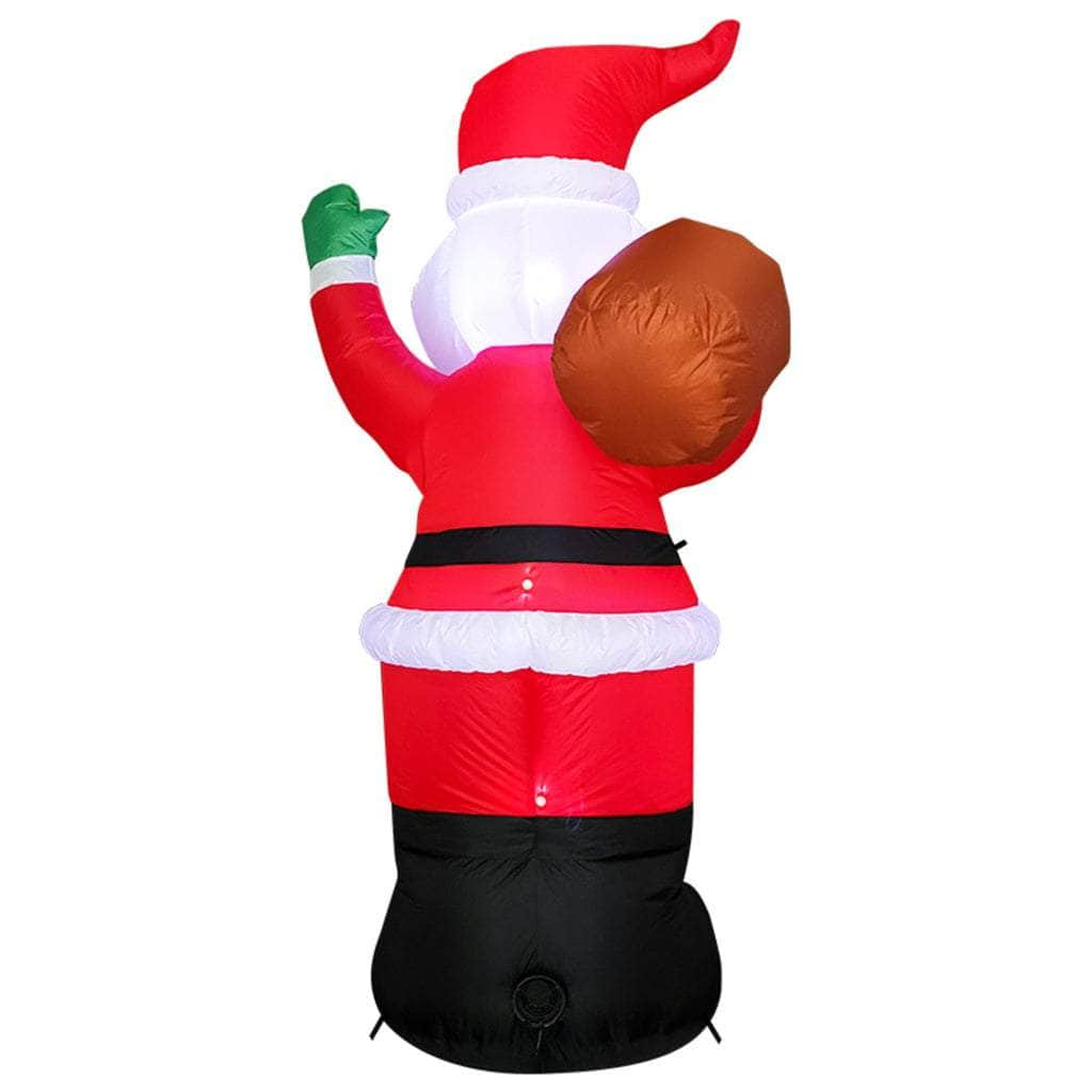 1.8m Santa Waving Christmas Inflatable with LED FS-INF-02