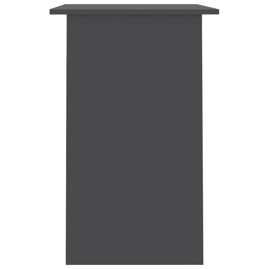 1 Desk High Gloss Grey Chipboard