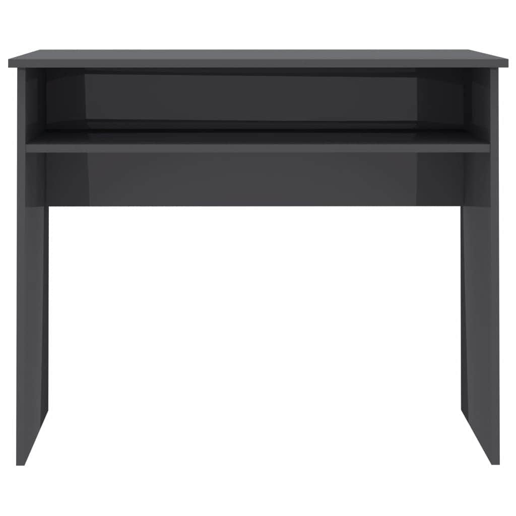 1 Desk High Gloss Grey Chipboard