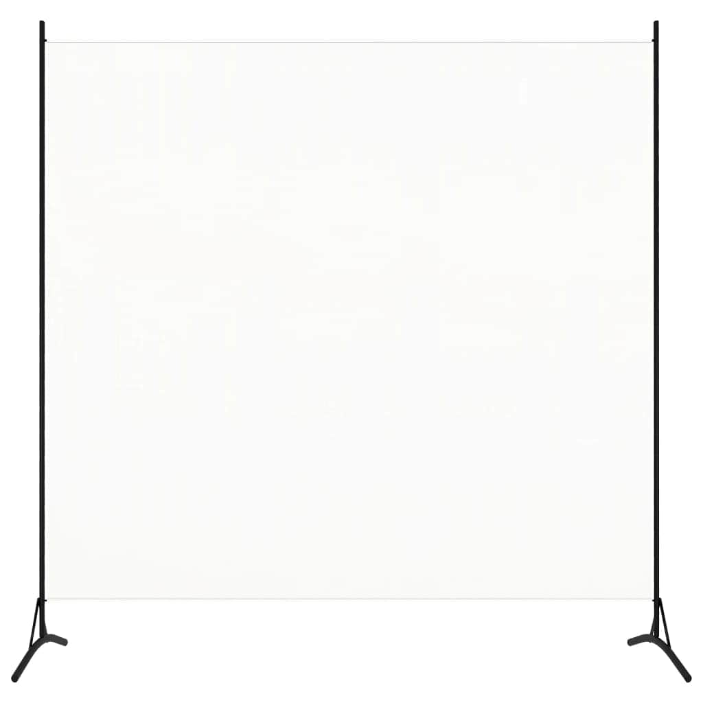 1-Panel Room Divider Cream White