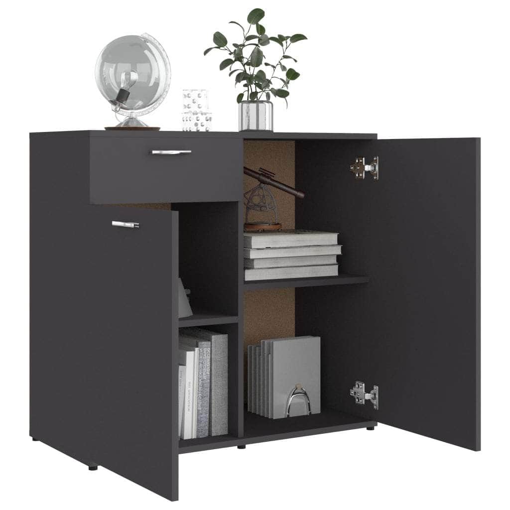 1 Sideboard Grey Chipboard