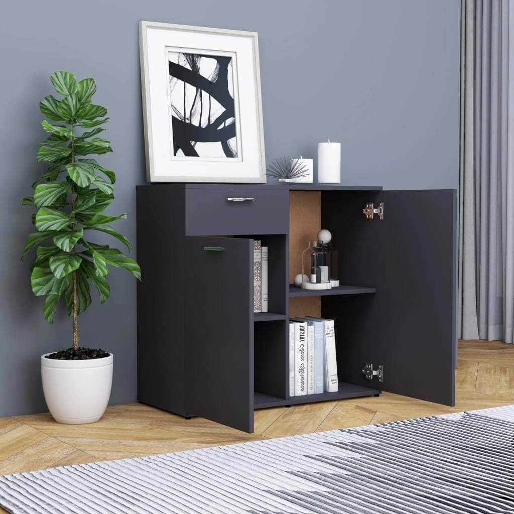 1 Sideboard Grey Chipboard