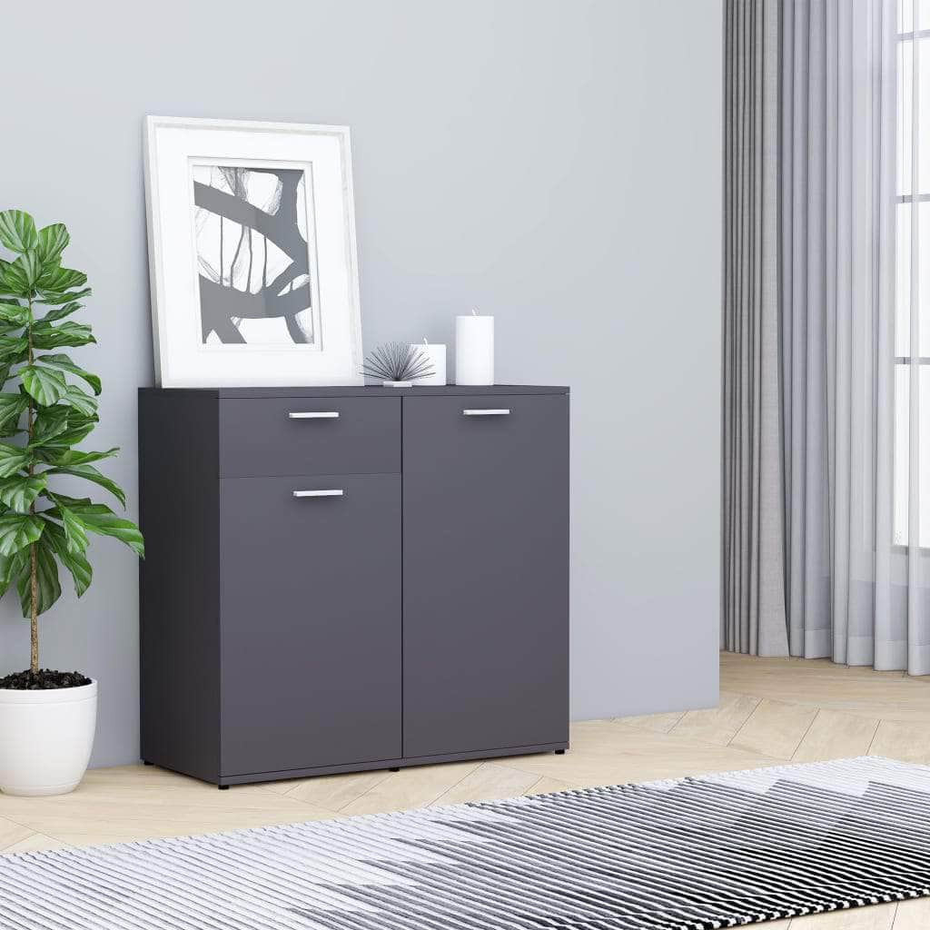 1 Sideboard Grey Chipboard