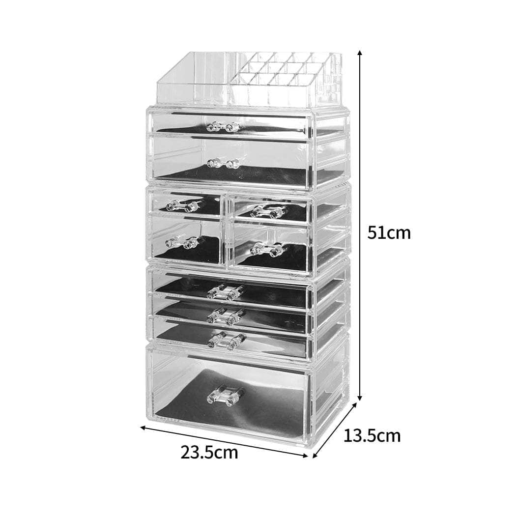 10 Drawers Cosmetic Makeup Organizer box