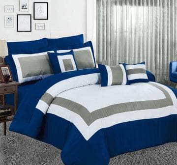 10 Piece Comforter And Sheets Set King/Queen