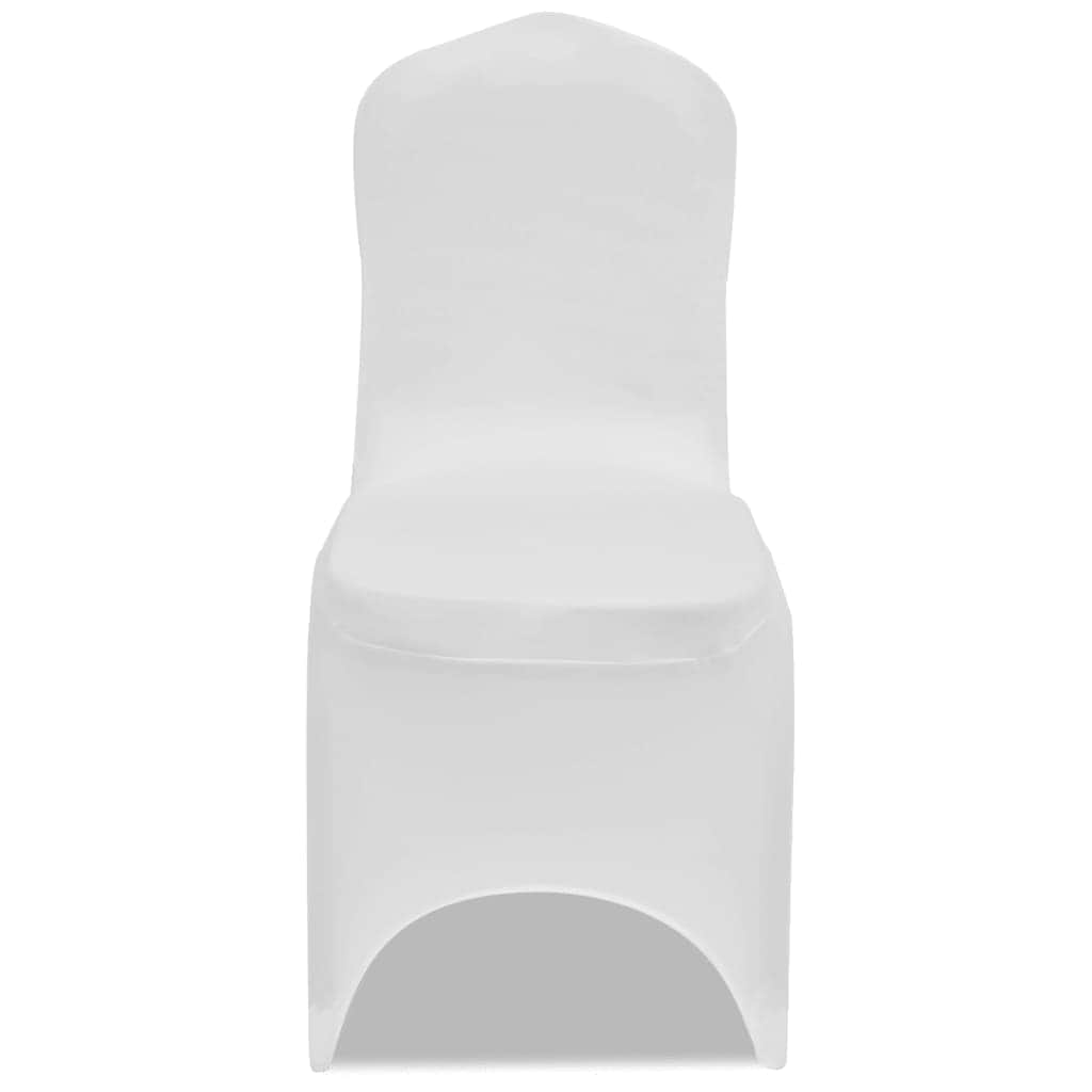 100 pcs Stretch Chair Covers White