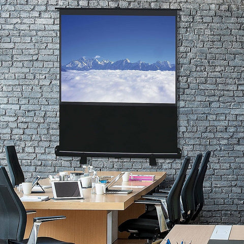 100" Pull Up Portable Office Projection Screen