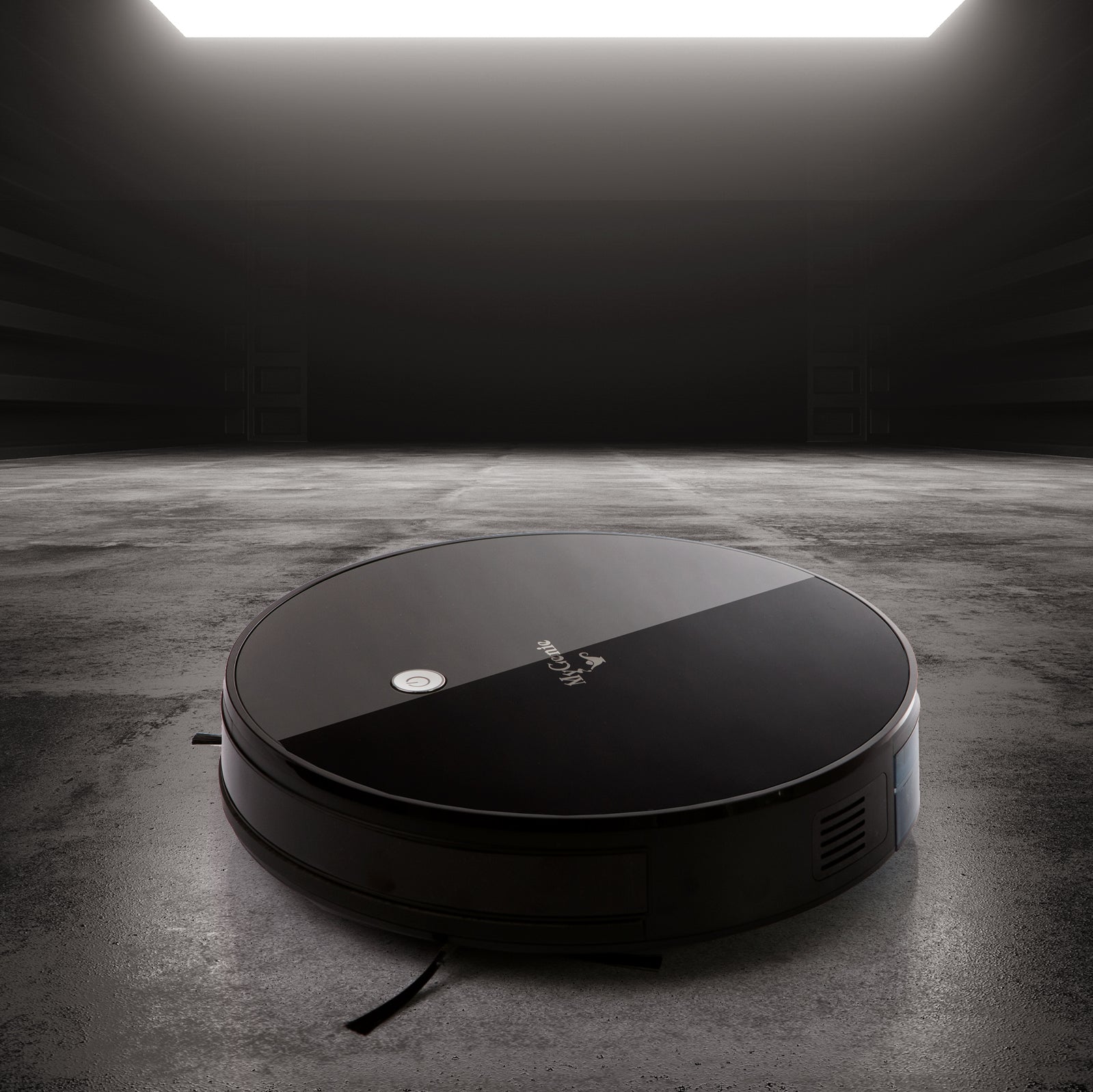 Genie Xsonic Robotic Vacuum Cleaner Smart Sensor Auto Suction Mop Black