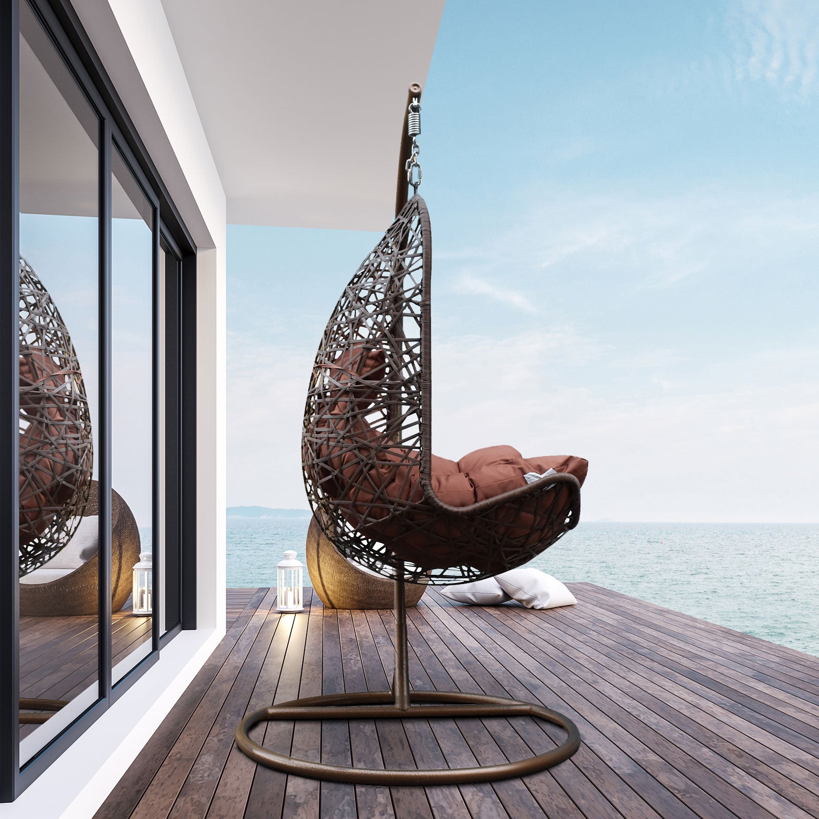 Stylish hanging basket design Egg Chair
