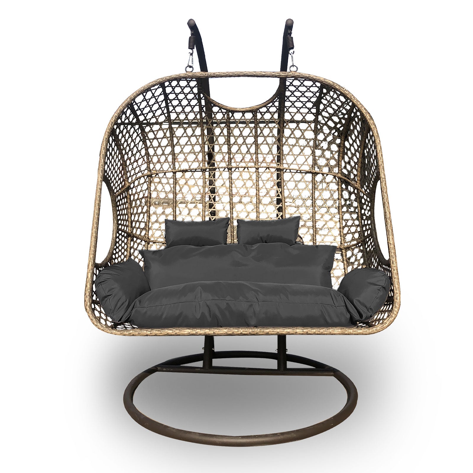 waterproof Soft 2 Seater Rocking Egg Chair