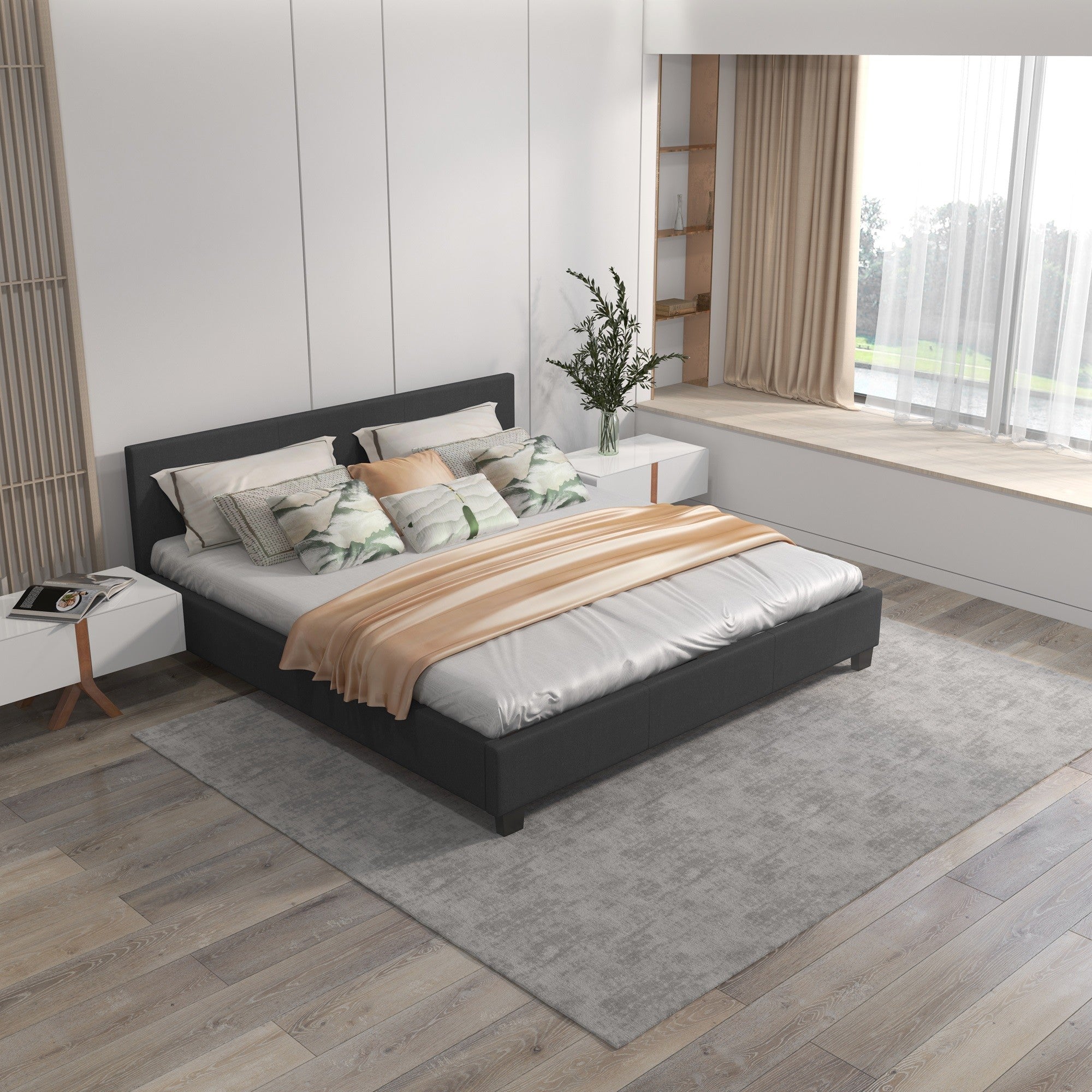 Luxury Bed with Headboard
