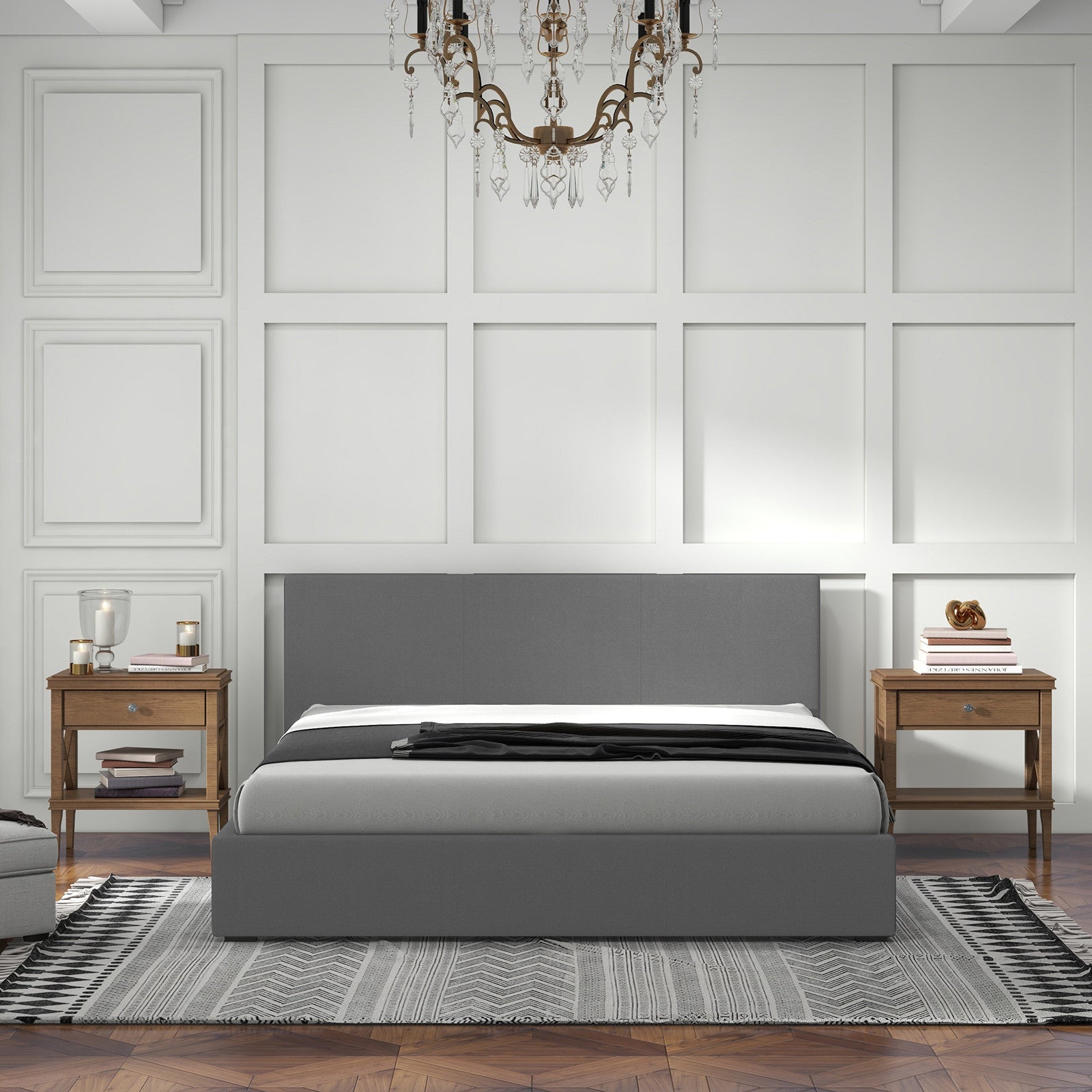 Luxury Bed with Headboard