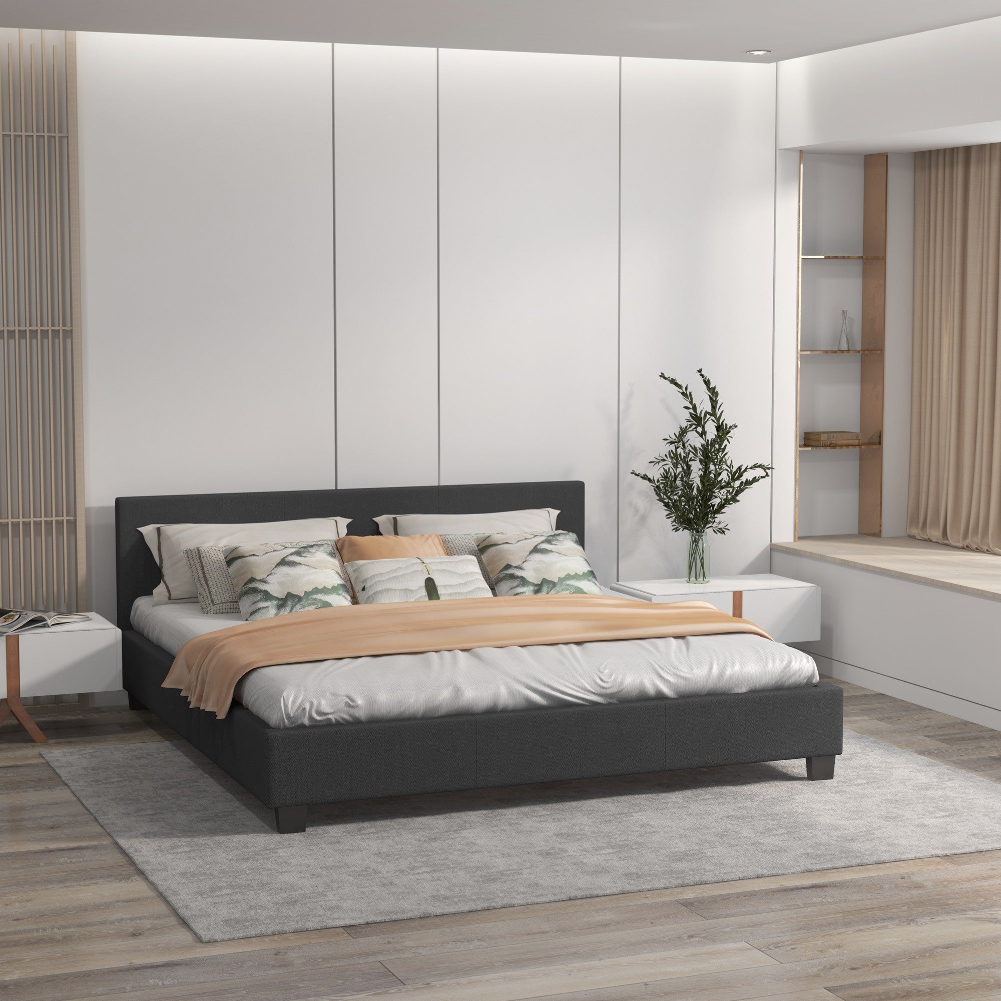Luxury Bed with Headboard