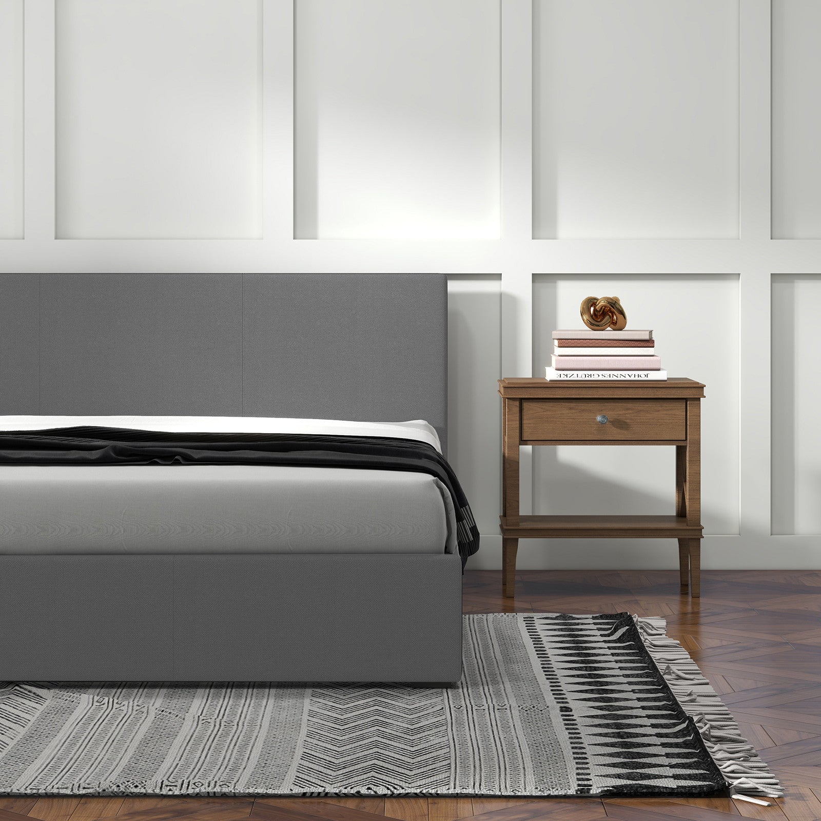 Luxury Bed with Headboard