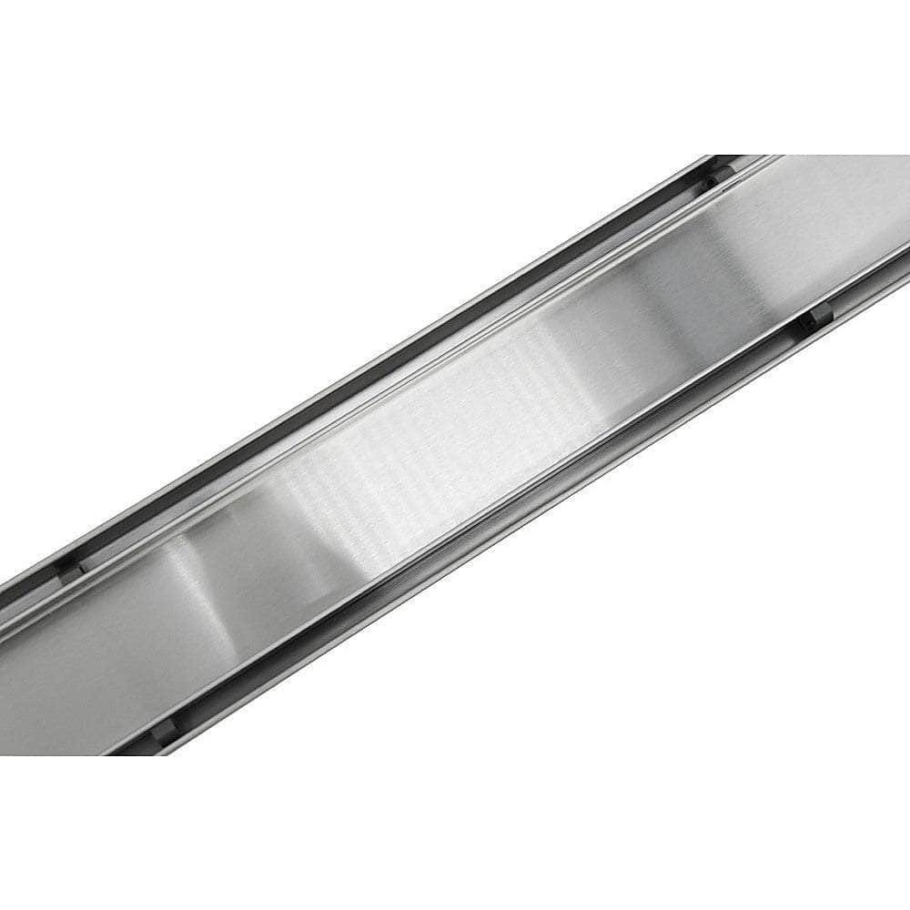 1000mm Stainless Steel Tile Insert Shower Drain - Centre Outlet Floor Waste