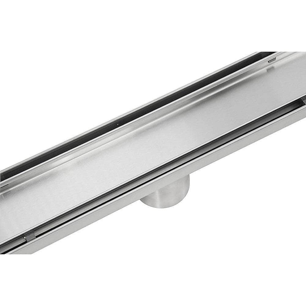 1000mm Stainless Steel Tile Insert Shower Drain - Centre Outlet Floor Waste