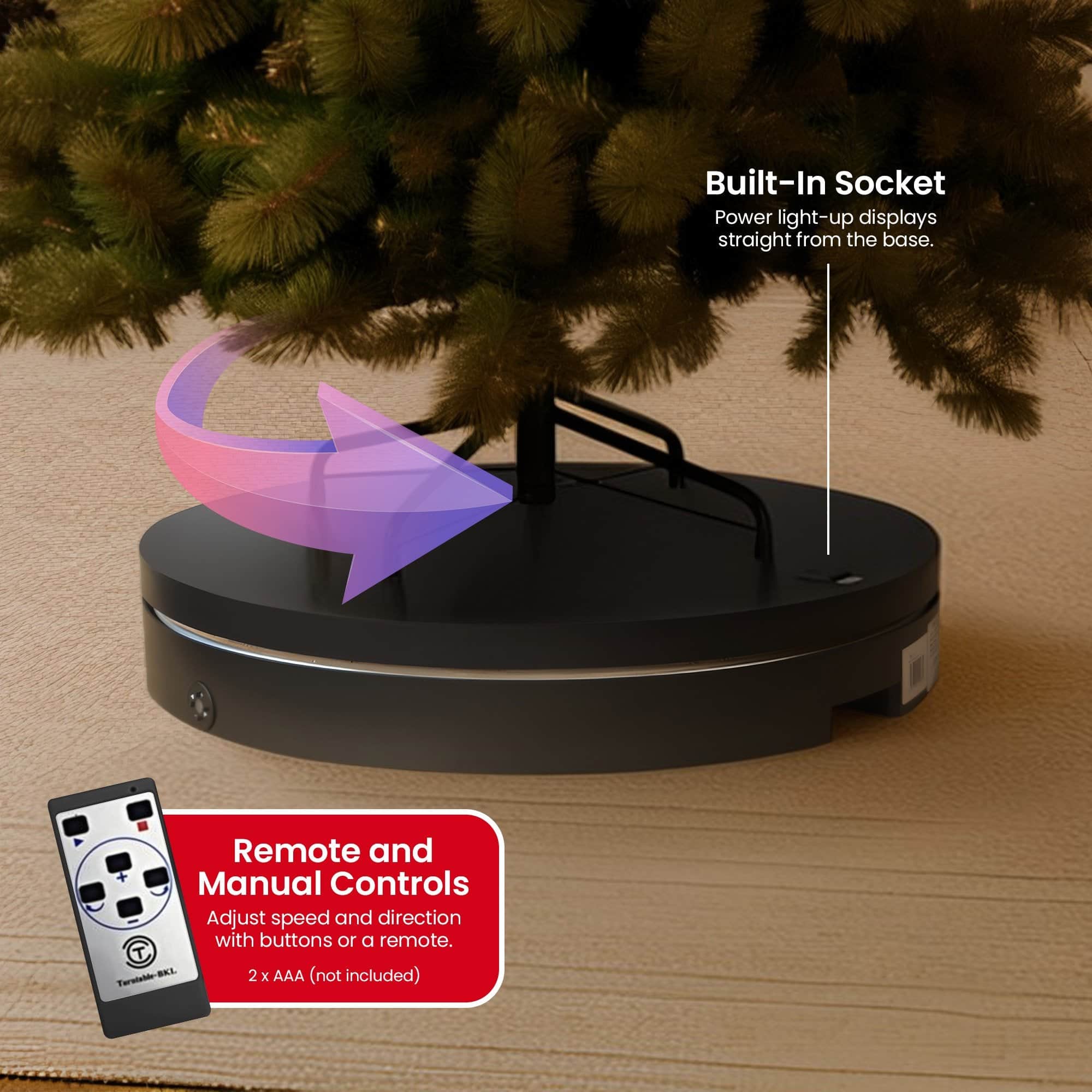 100kg Electric Rotating Display Stand 60cm