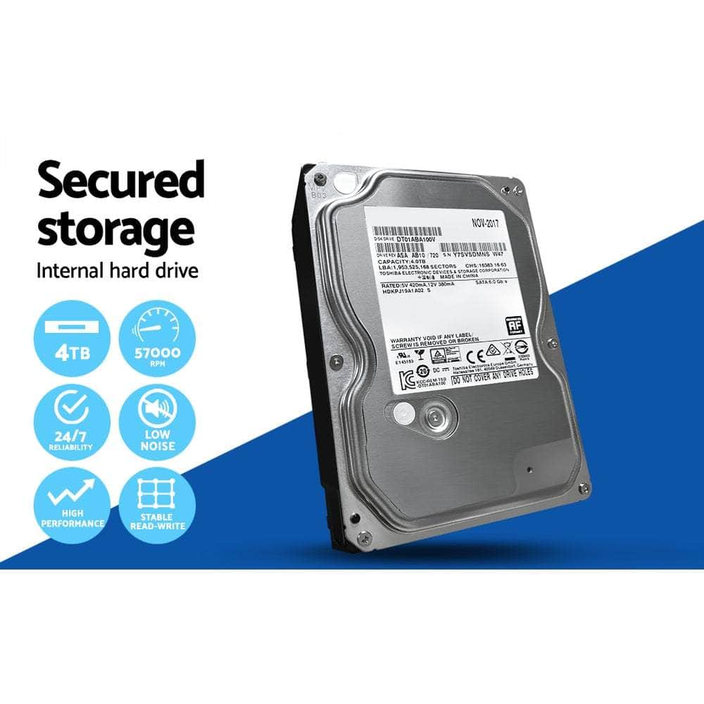 1080P CCTV Camera Home Security System DVR Outdoor HD Night Vision 4TB