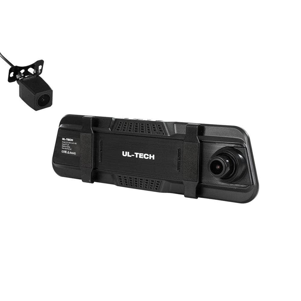1080P Dash Camera 9.66" Front Rear View
