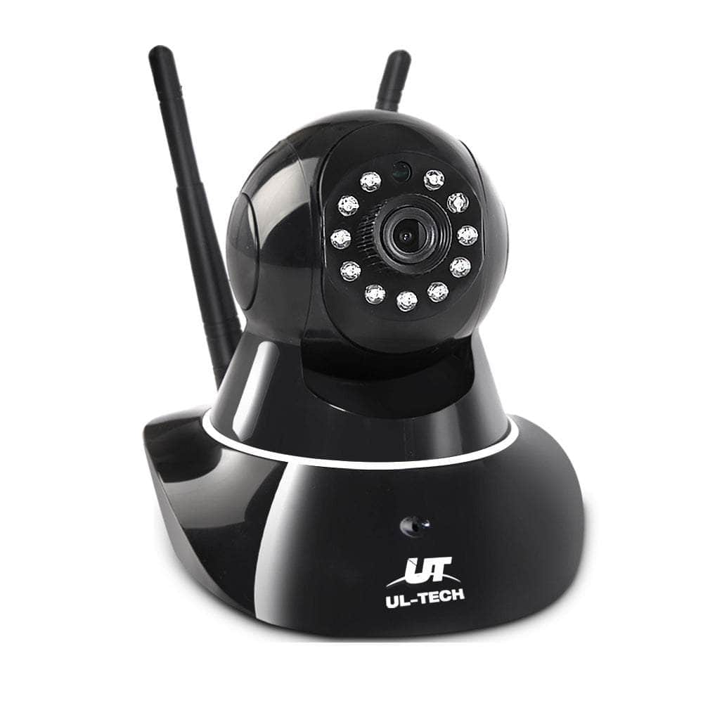 1080P Wireless Ip Camera Security Wifi Cam Black
