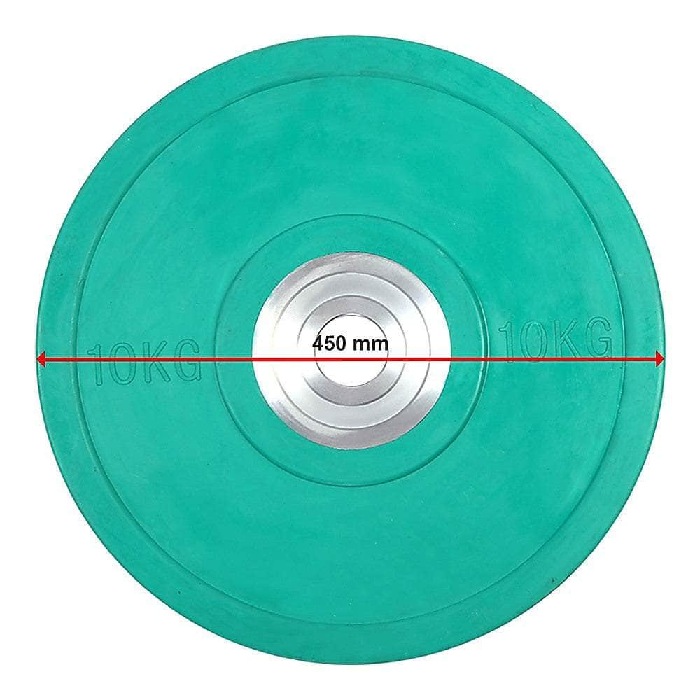 10KG PRO Olympic Rubber Bumper Weight Plate