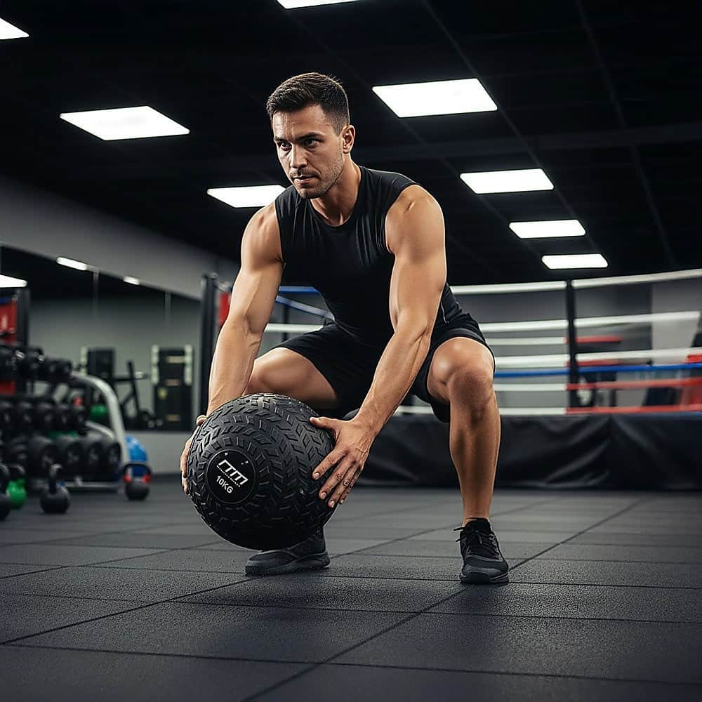 10Kg Tyre Thread Slam Ball Dead Ball Medicine Ball For Gym Fitness