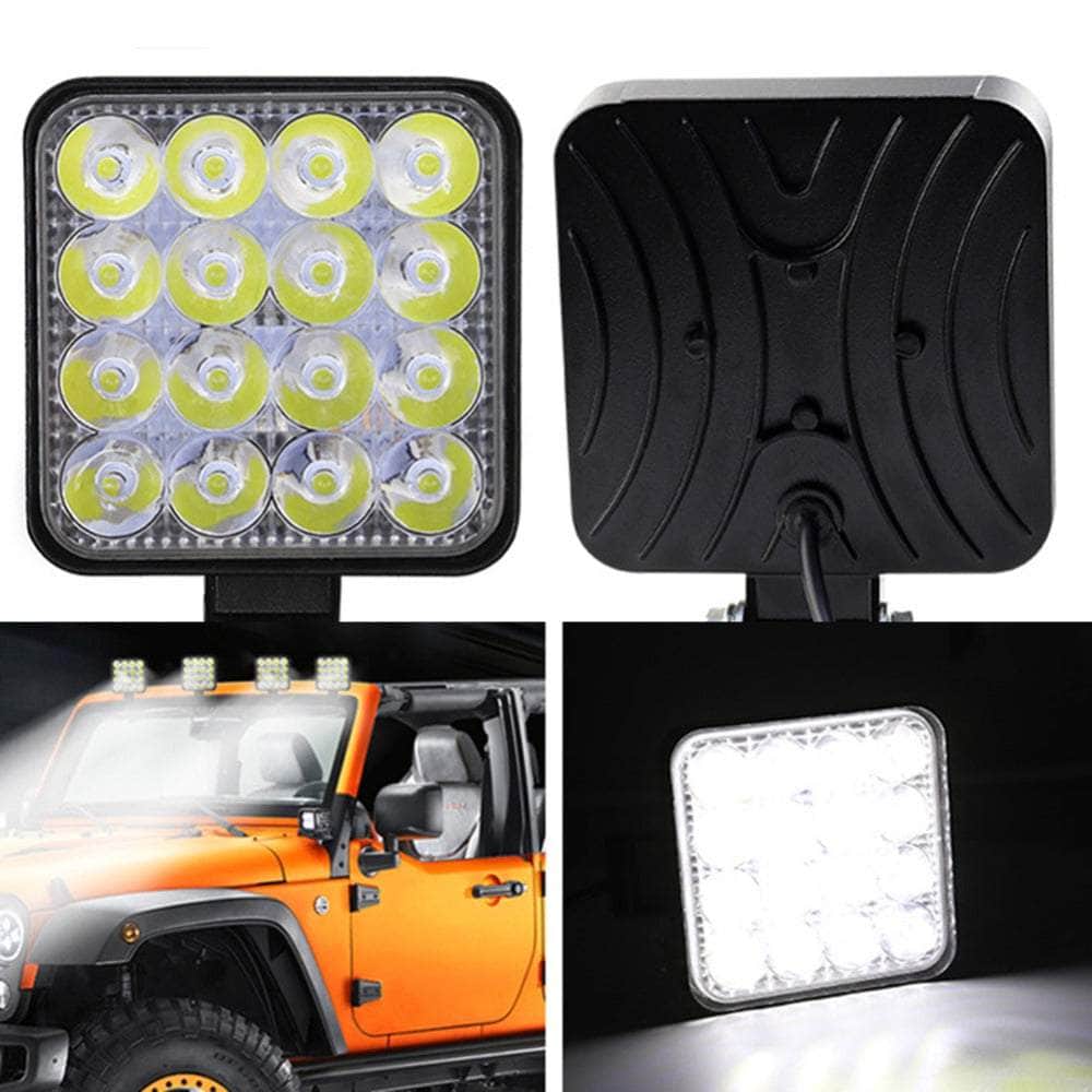 10PCS 80W CREE LED Flood Work Lights Versatile Lighting for Boat and Camping