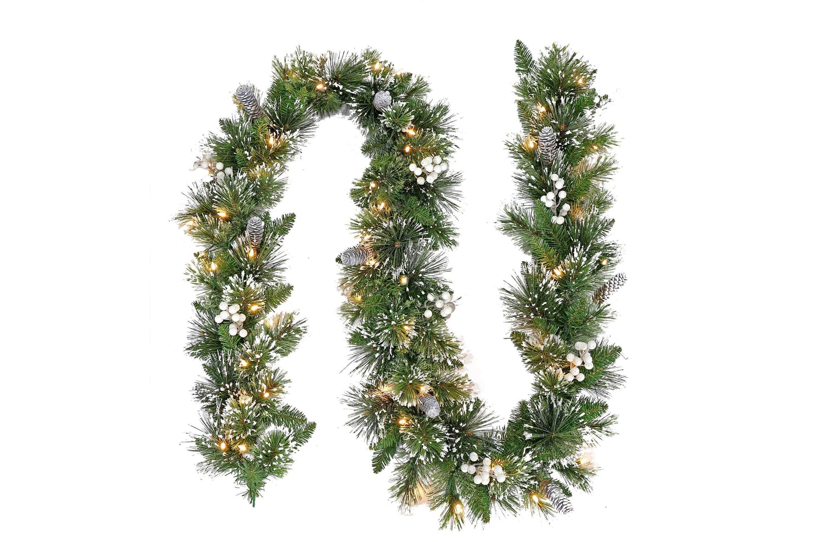 274Cm - Christmas Garland with Twinkle Lights 274cm Bryson Pine