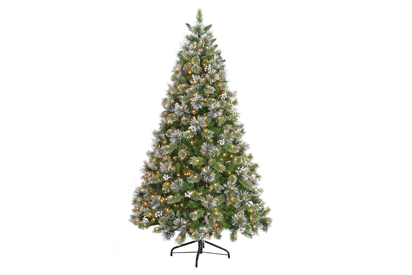 Pine finish - 9ft Christmas Tree with Twinkle Lights Bryson Pine