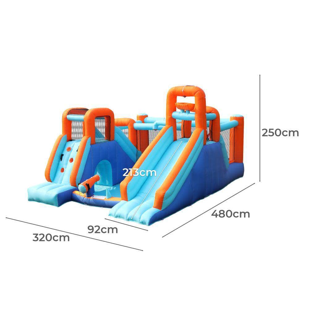 12 Play Zones Inflatable Water Slide Park Jumping Castle Bounce House