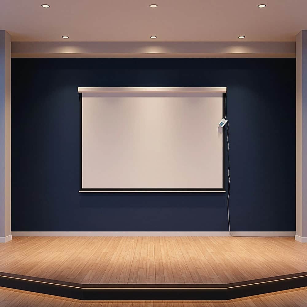120" Electric Motorised Projector Screen Tv +Remote
