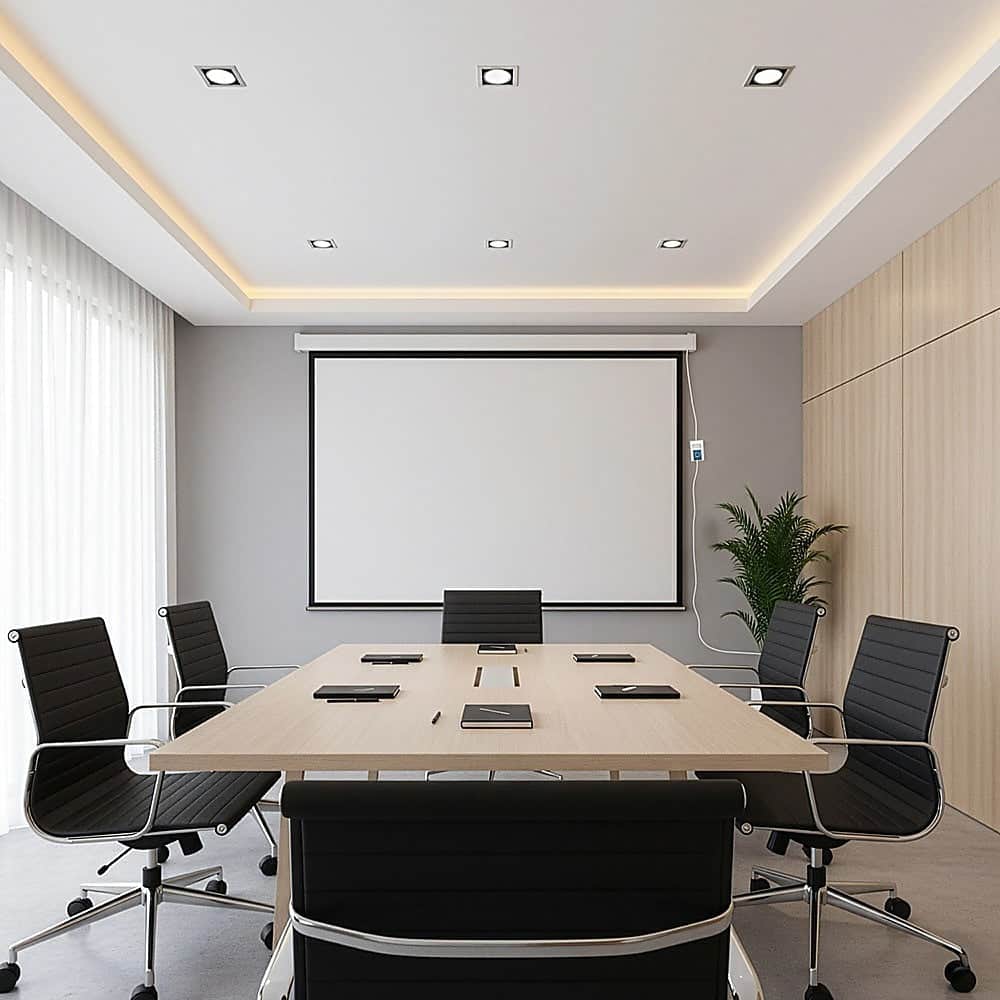 120" Electric Motorised Projector Screen Tv +Remote