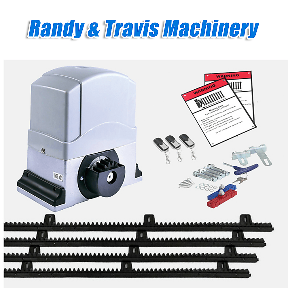 1200Kg Auto Slide Sliding Gate Opener Automatic W 4M Rail