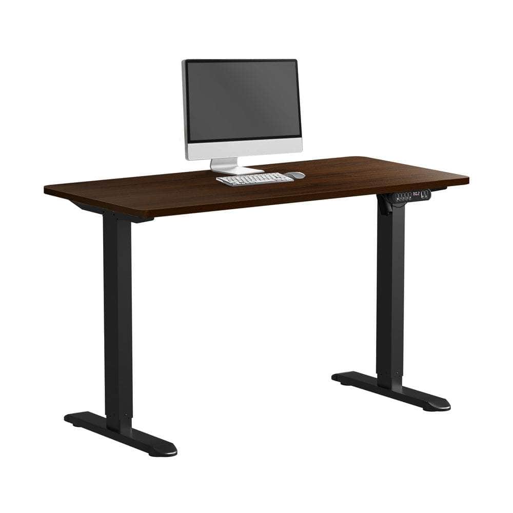 120CM Electric Standing Desk Single Motor Black&White