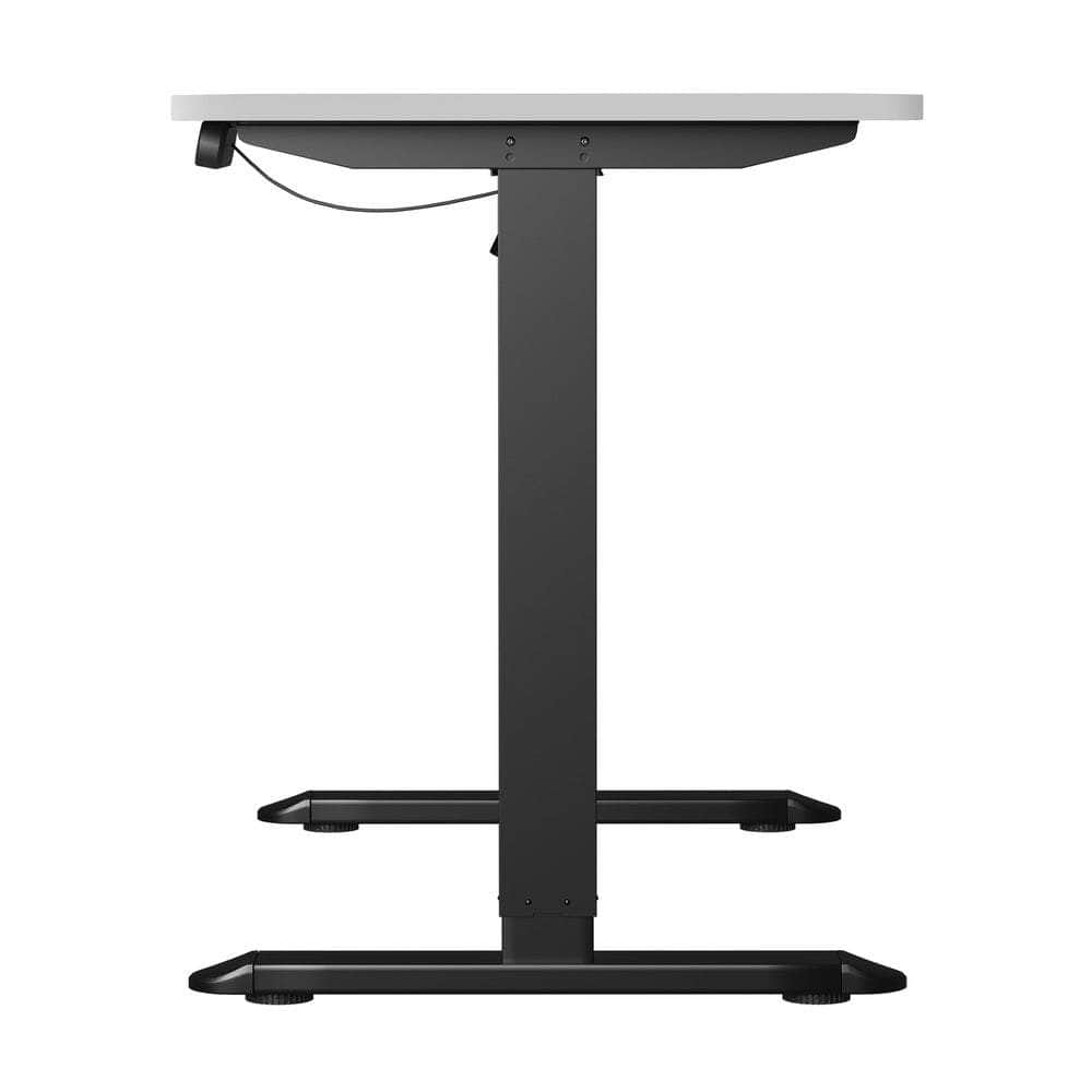 120CM Electric Standing Desk Single Motor Black&White