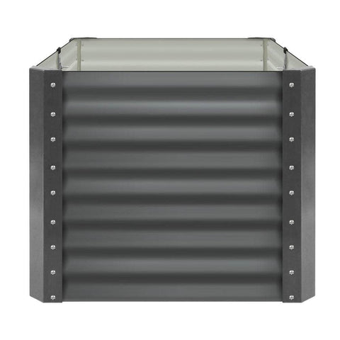 120x80x73cm Garden Bed Galvanised Steel 4pcs