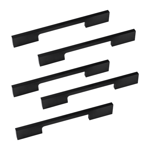 128Mm Black Kitchen Cabinet Handles