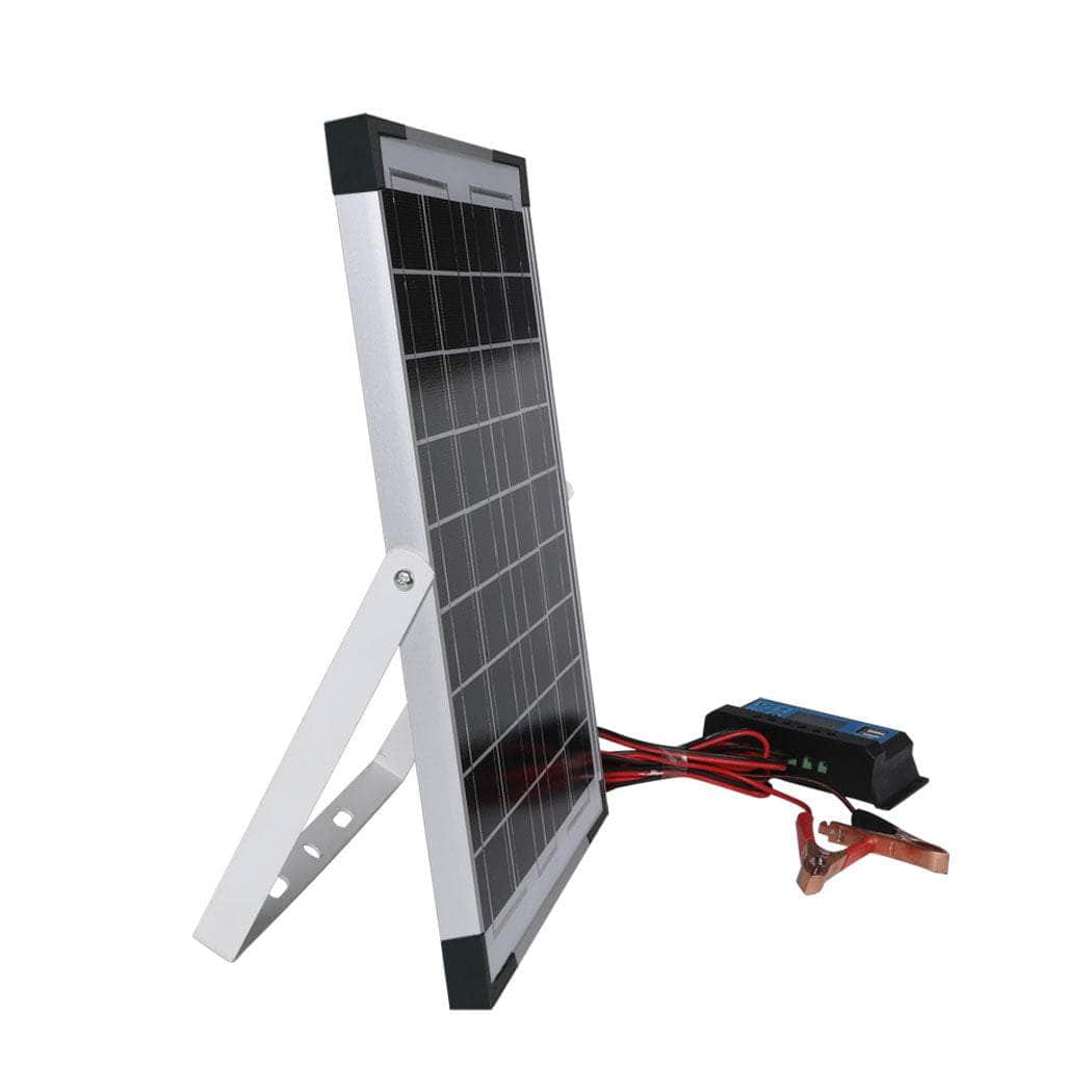 12V 10W Solar Panel Kit Mono Caravan